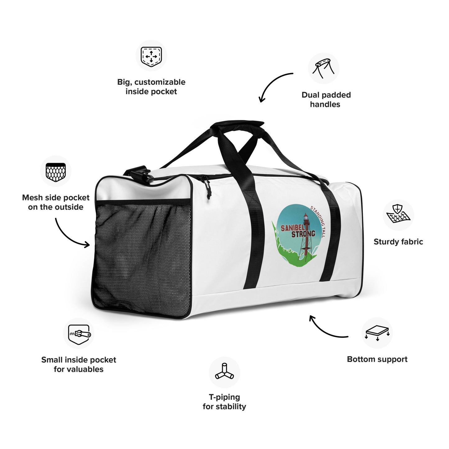 Sanibel Strong Standing Tall Duffle bag