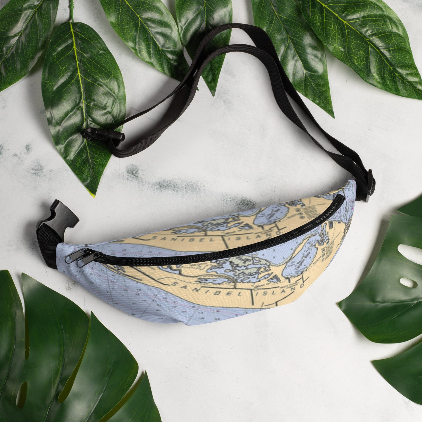 Sanibel Map Fanny Pack