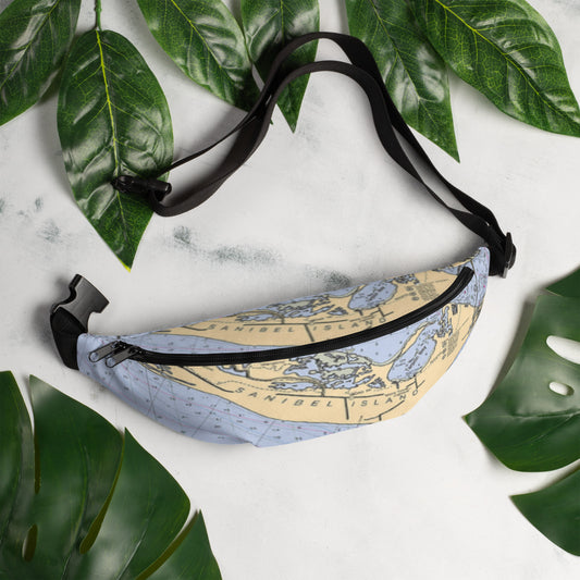 Sanibel Map Fanny Pack