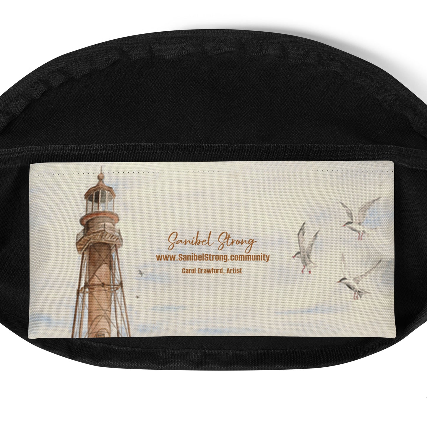Sanibel Watercolor Fanny Pack