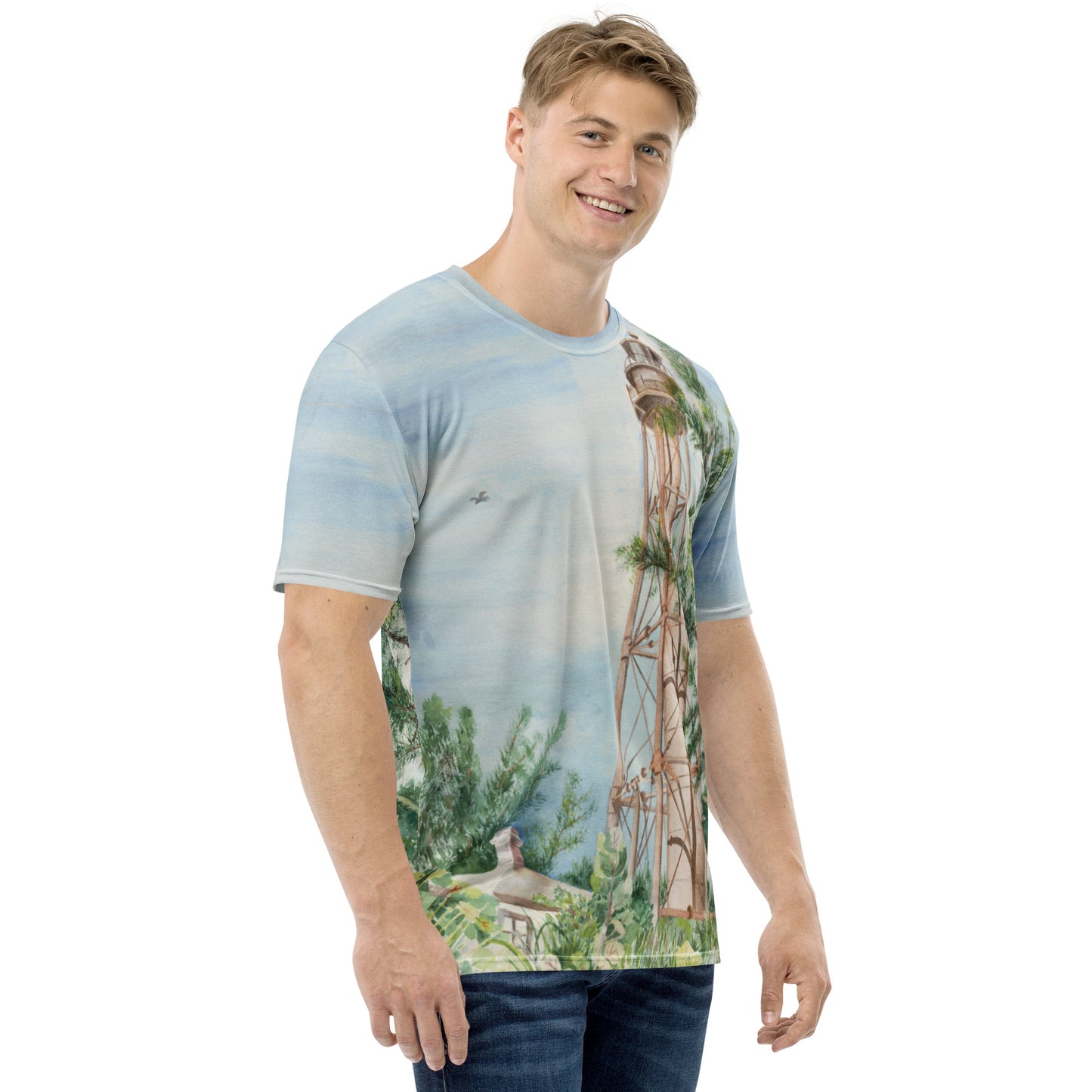 Sanibel Lighthouse Men's Shirt