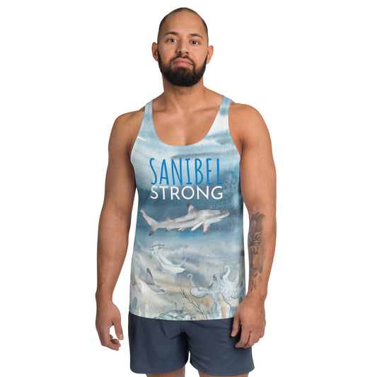 Sanibel Strong Tank Top - Unisex - Shark Sea Life