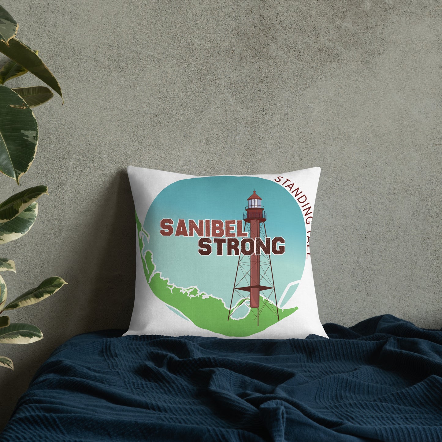 Sanibel Strong Standing Tall Pillow