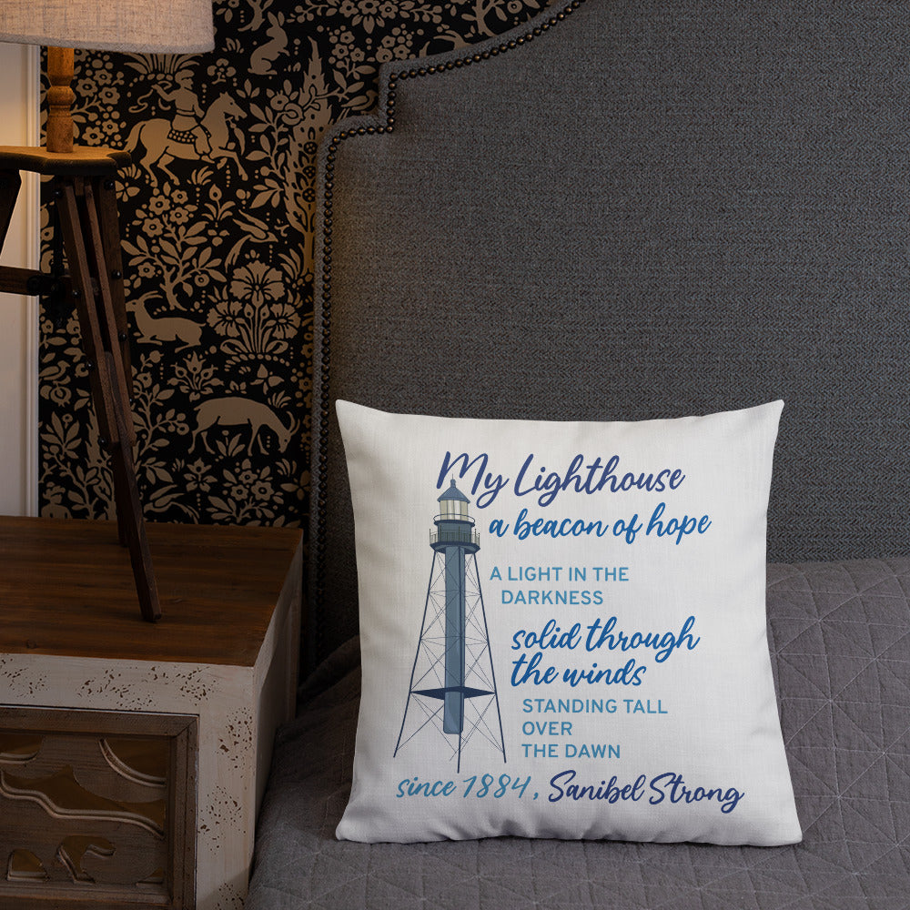 My Lighthouse Poem - Pillow