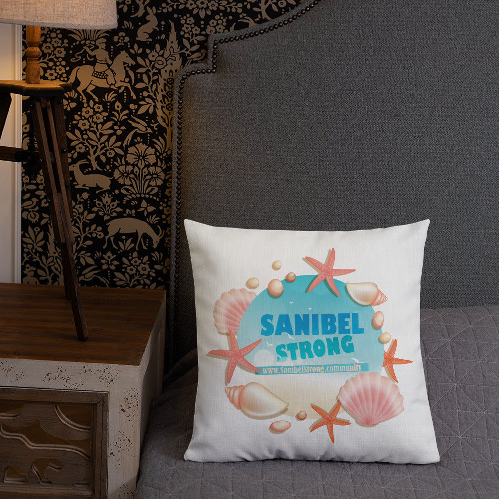Sanibel Strong Starfish & Seasheslls - Pillow
