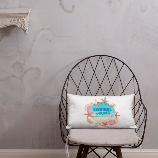 Sanibel Strong Starfish & Seasheslls - Pillow