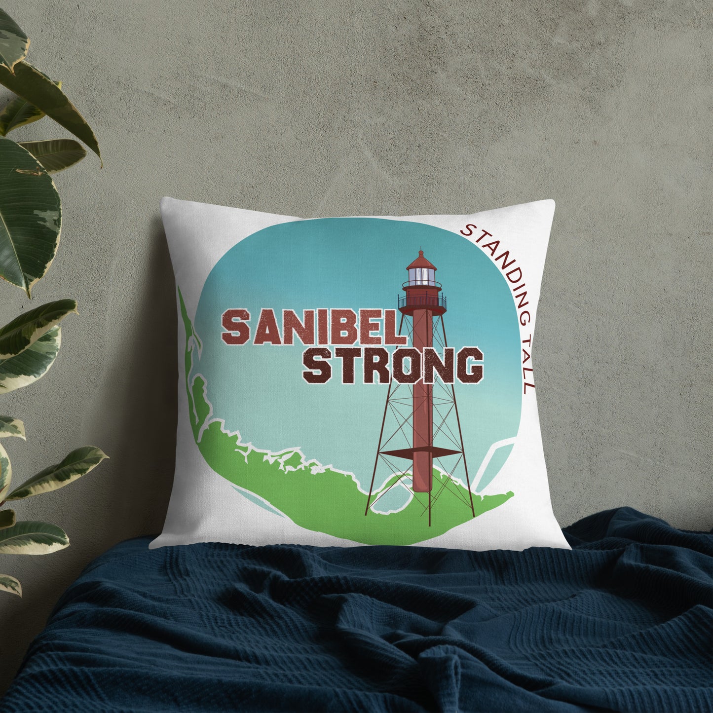 Sanibel Strong Standing Tall Pillow