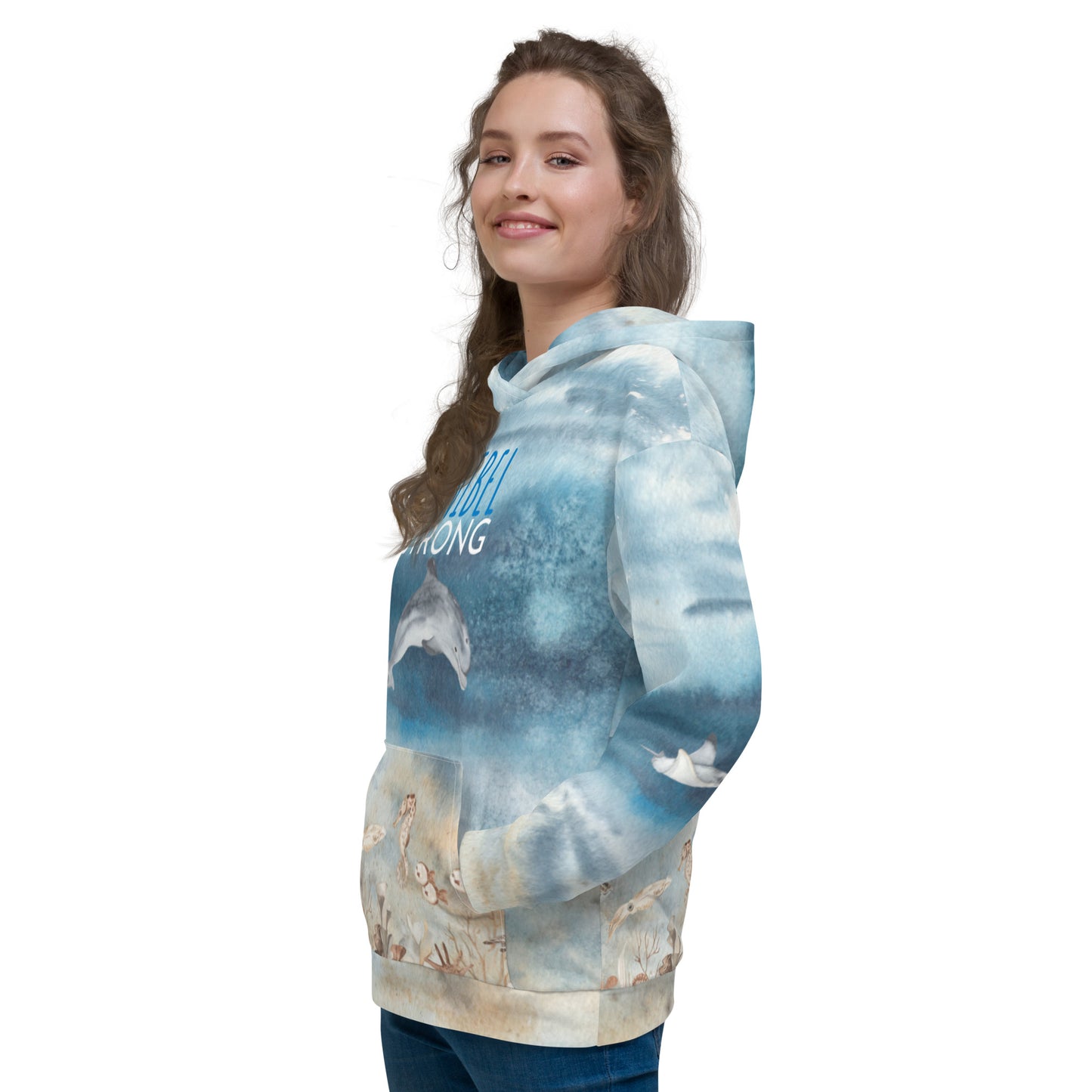 Sanibel Strong Dolphin Hoodie - Sea Life