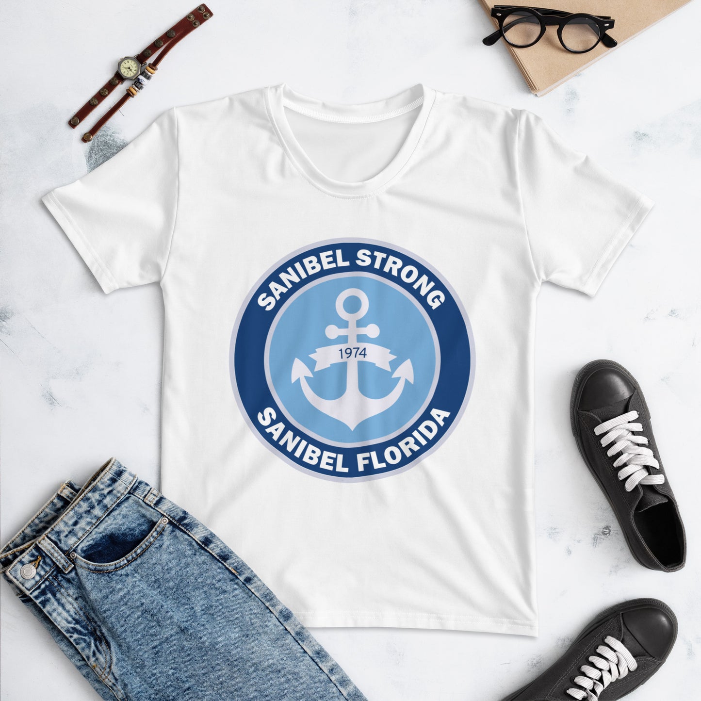 Sanibel Strong - Anchor - Women's T-shirt