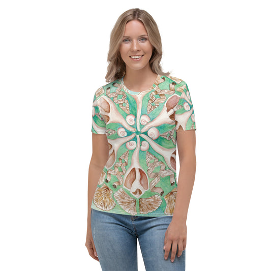 Sanibel Radial Shells Watercolor Women's Shirt