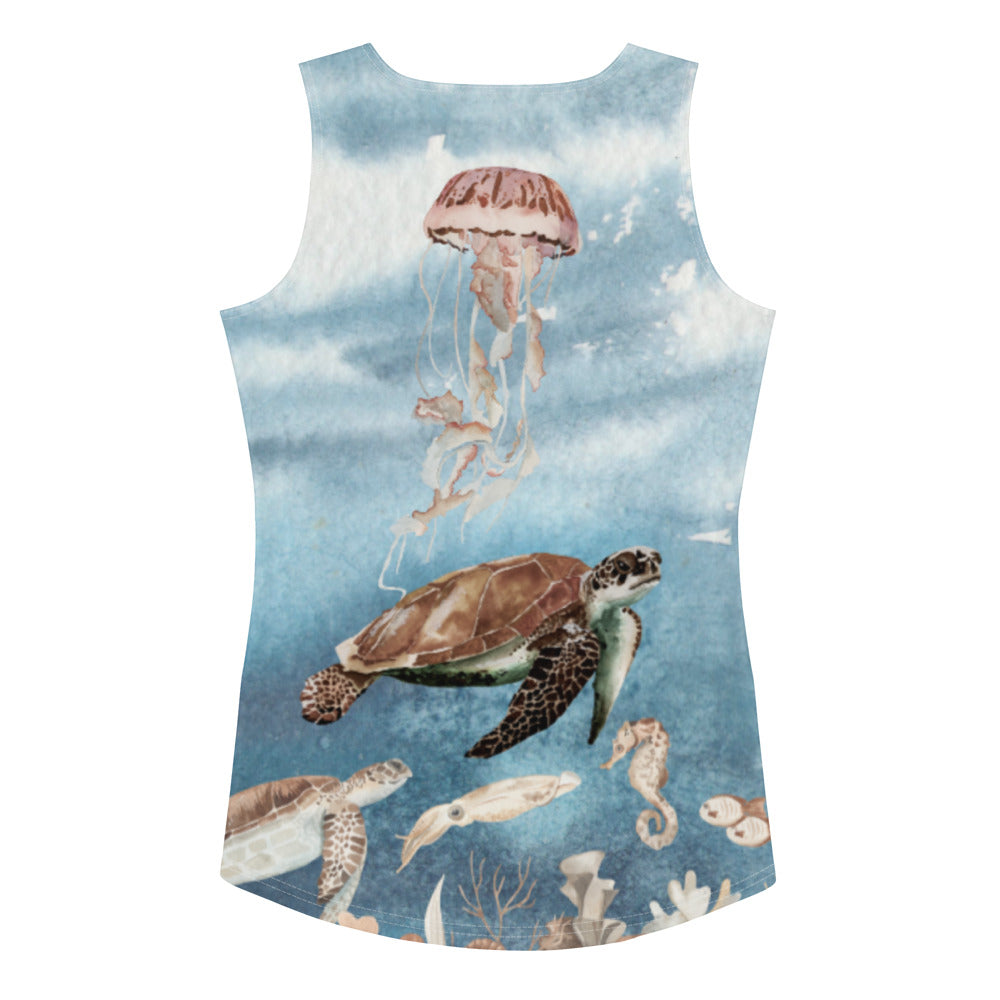 Sanibel Strong Tank Top - Dolphin Sea Life