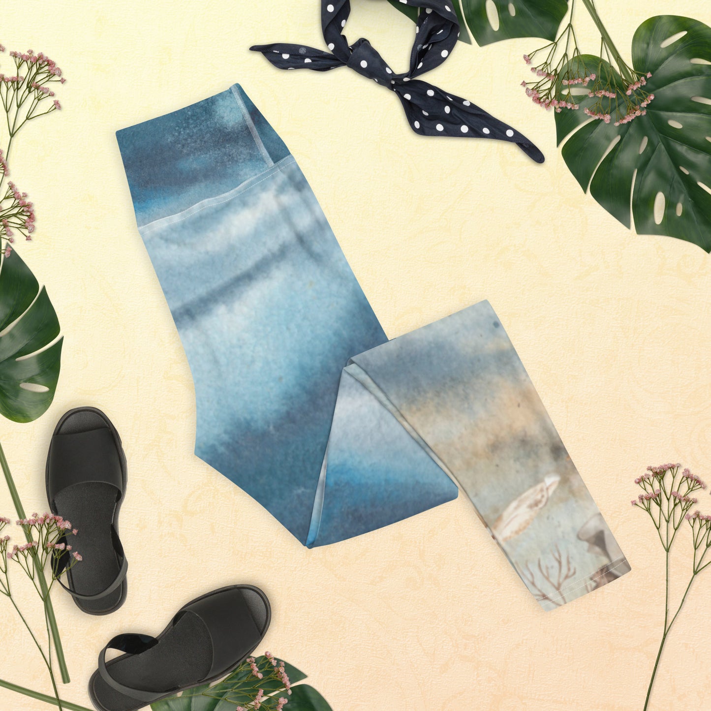 Sea Life Yoga Leggings (No Writing)