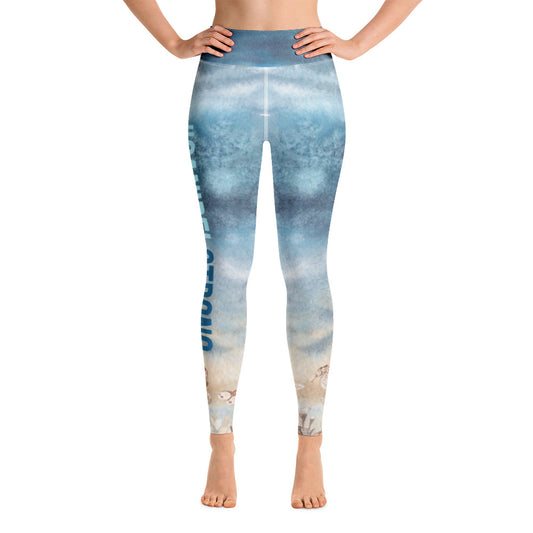 Sea Life Yoga Leggings (#SanibelStrong on side)