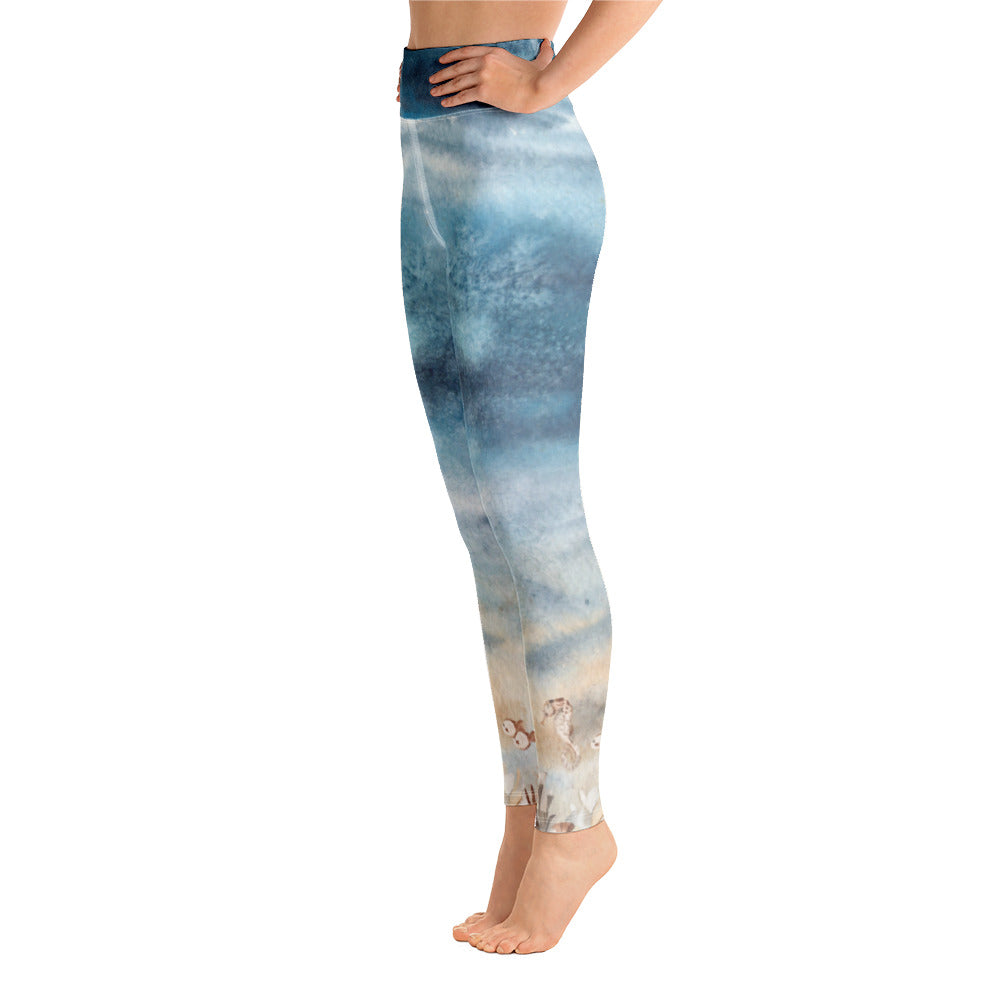 Sea Life Yoga Leggings (#SanibelStrong on side)