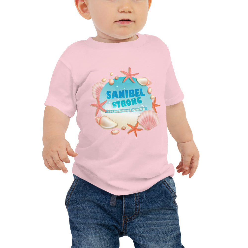 Sanibel Strong Starfish & Seashell - Baby Tee