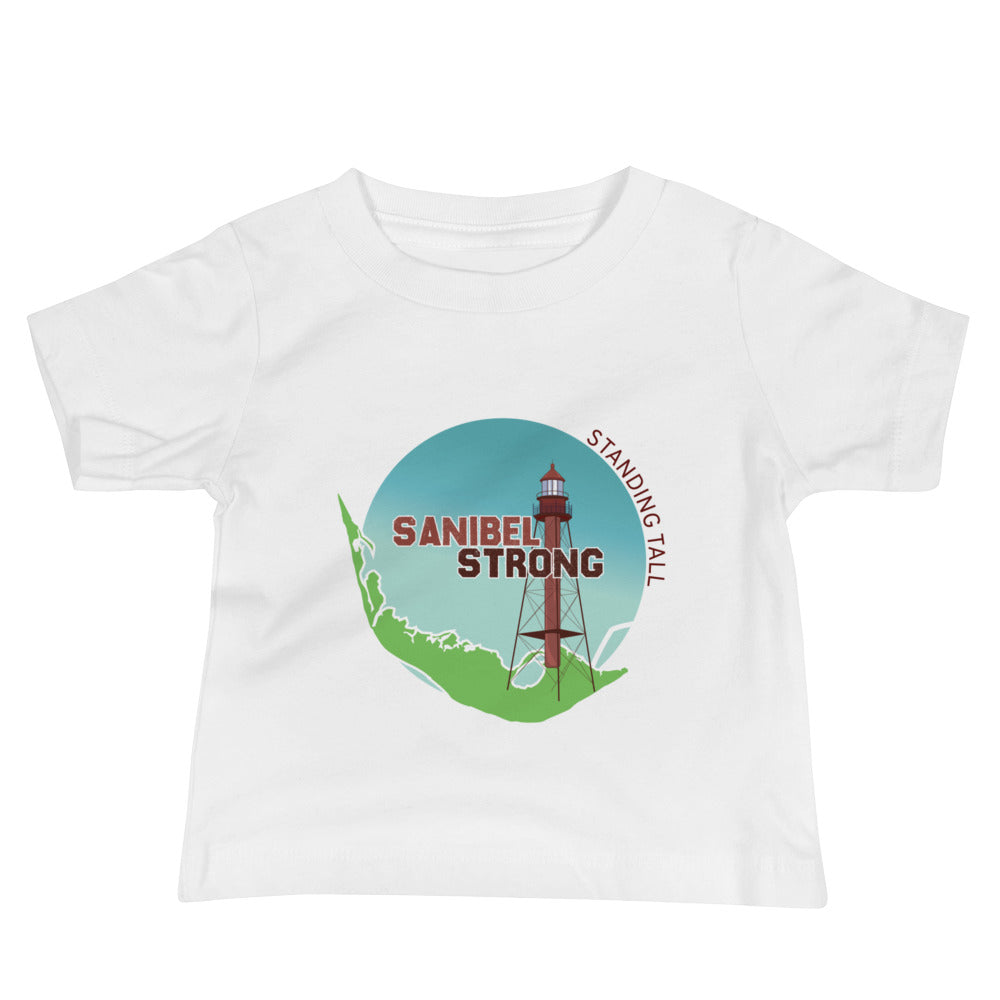 Sanibel Strong Standing Tall Baby Tee