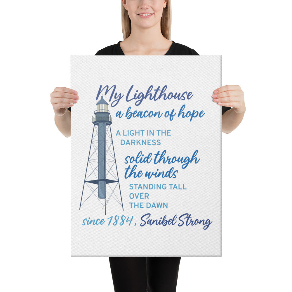 My Lighthouse Poem - Canvas