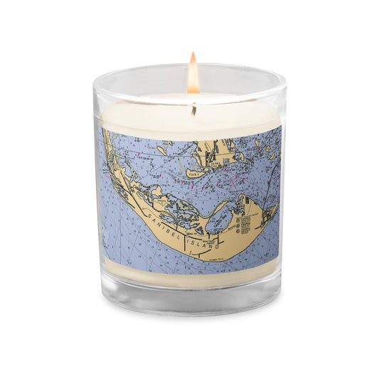 Sanibel Map Candle