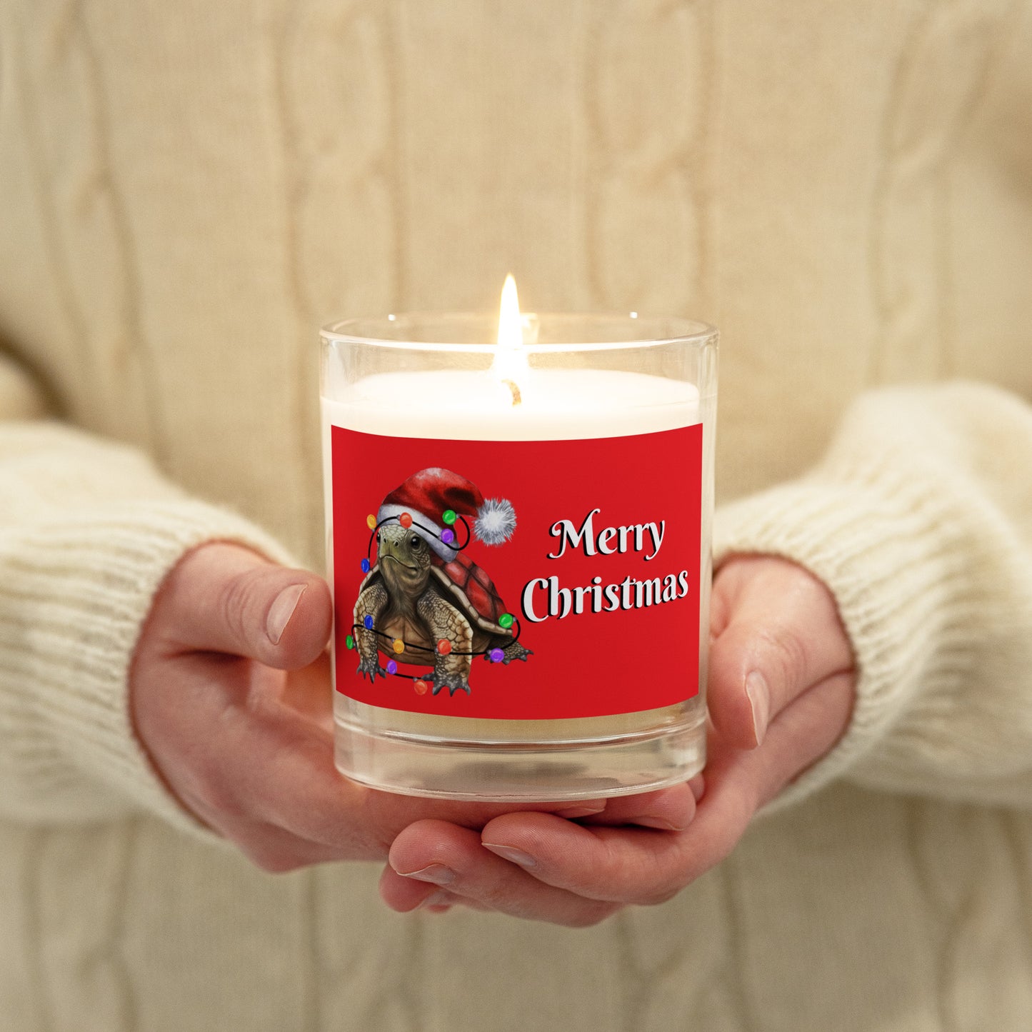 Merry Christmas Candle