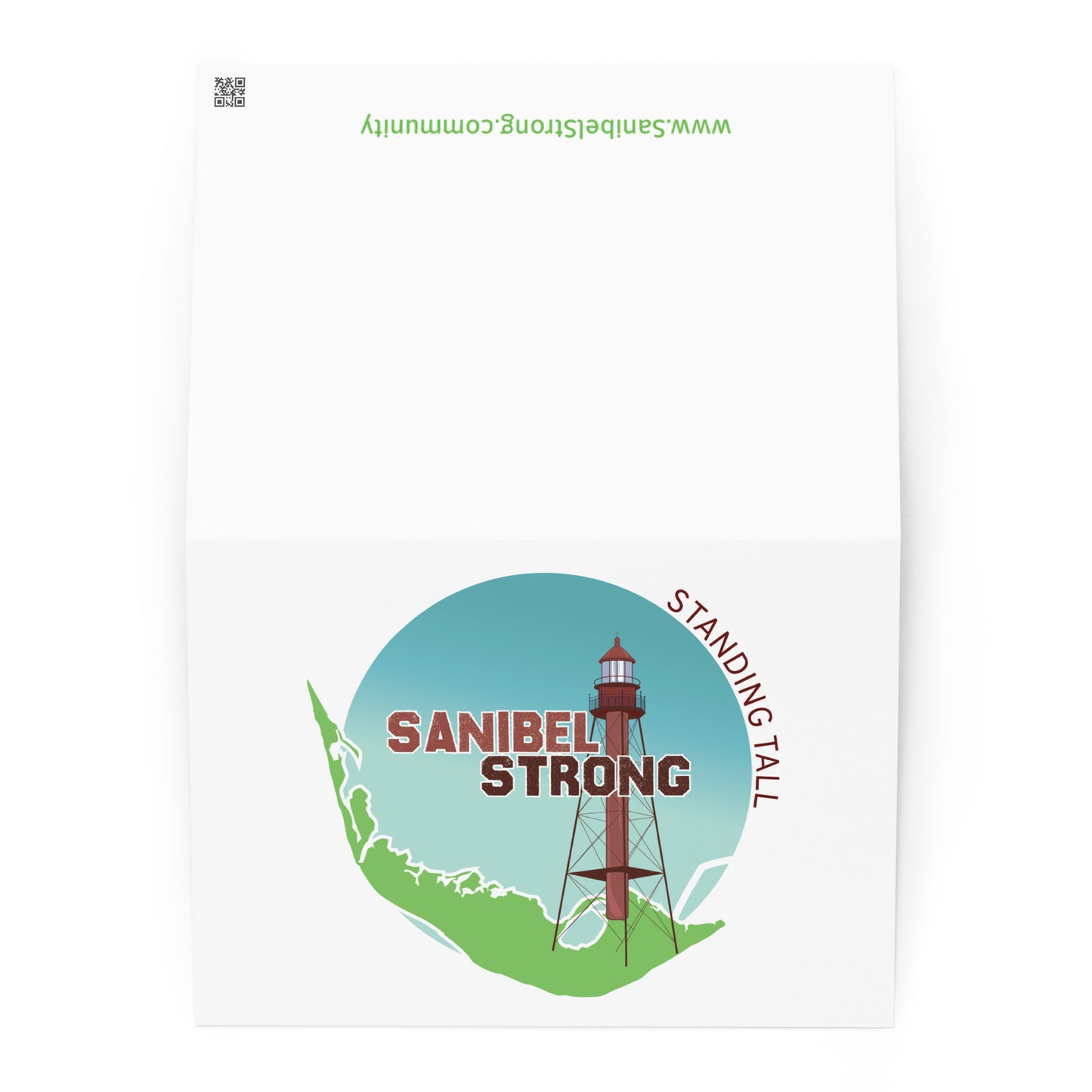 Sanibel Strong Standing Tall Note Card
