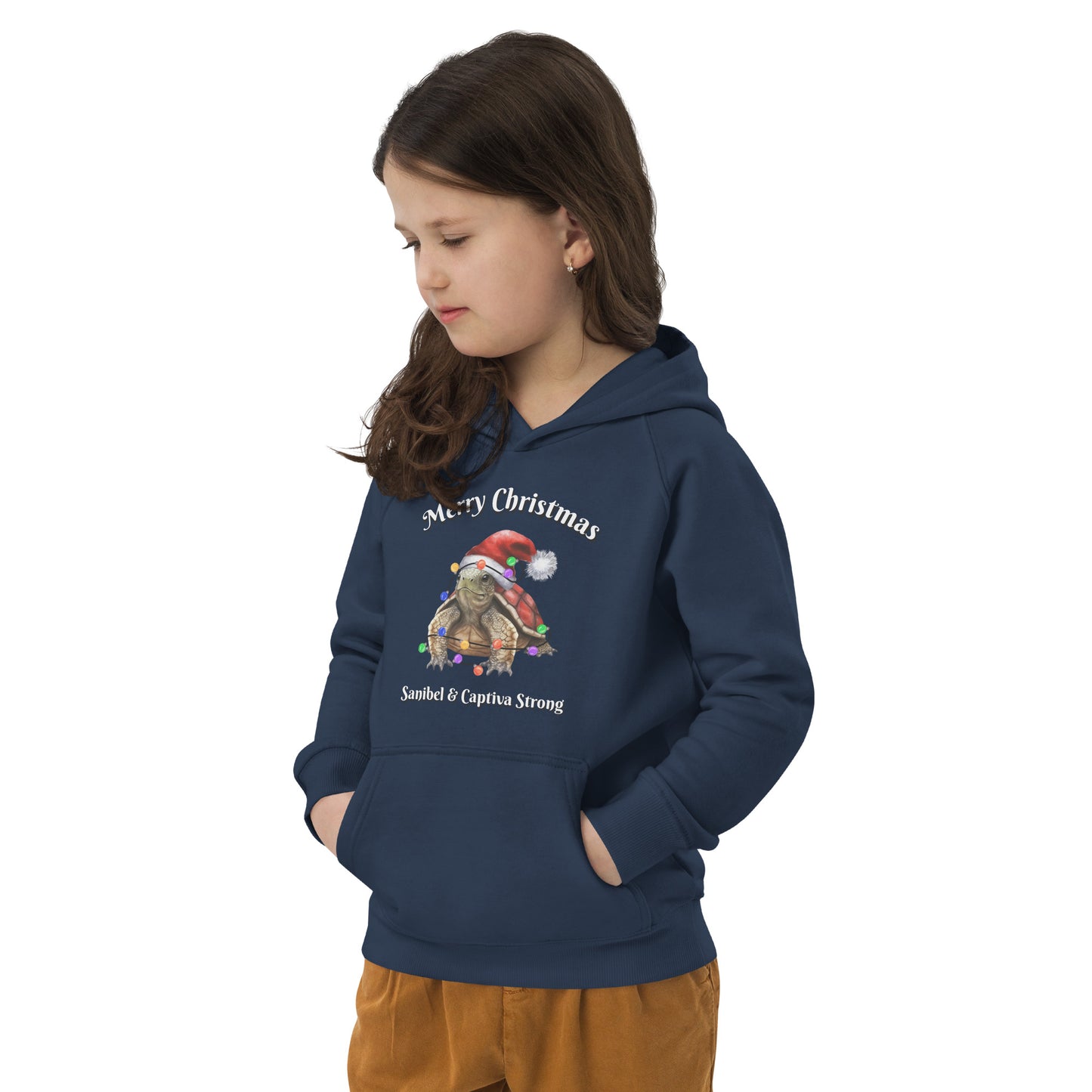 Christmas Sanibel Captiva Strong Kids Hoodie