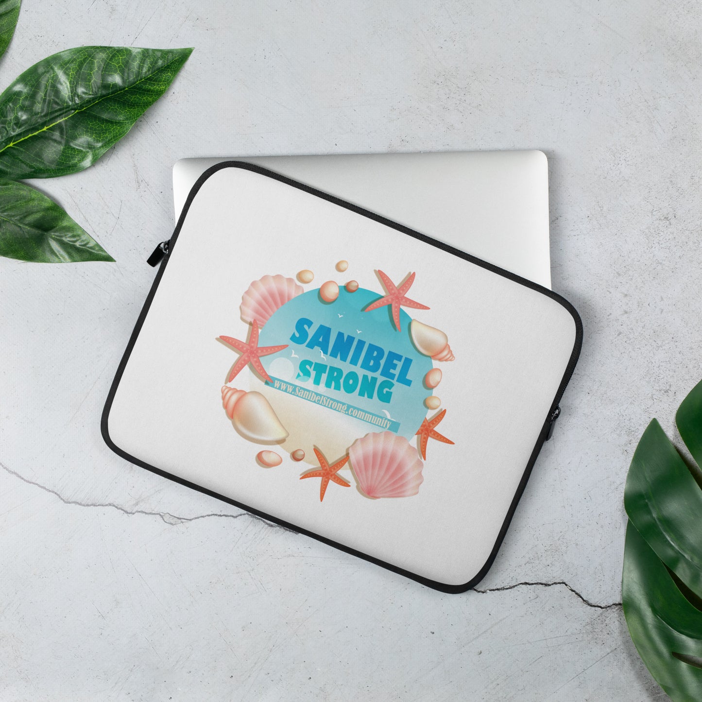 Sanibel Strong Starfish & Seashells - Laptop Sleeve