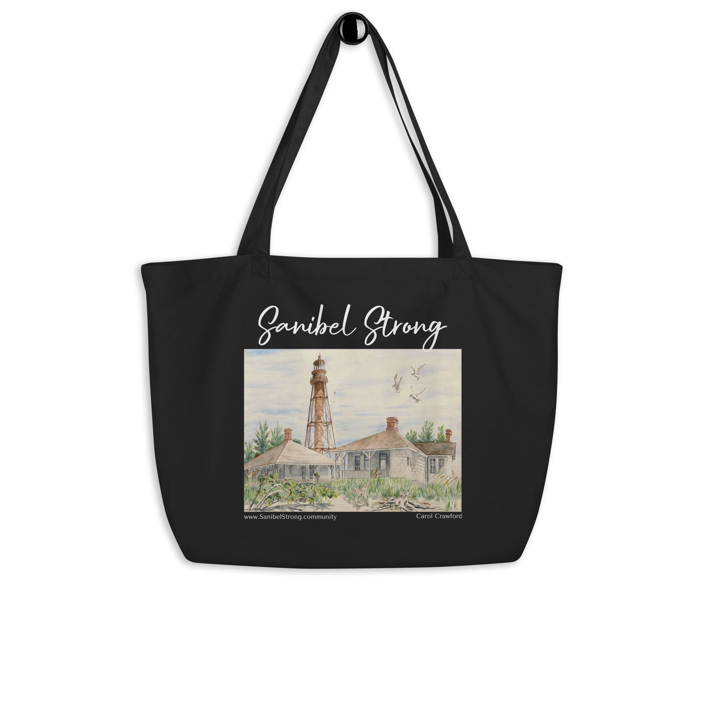 Sanibel Strong Watercolor Tote Bag