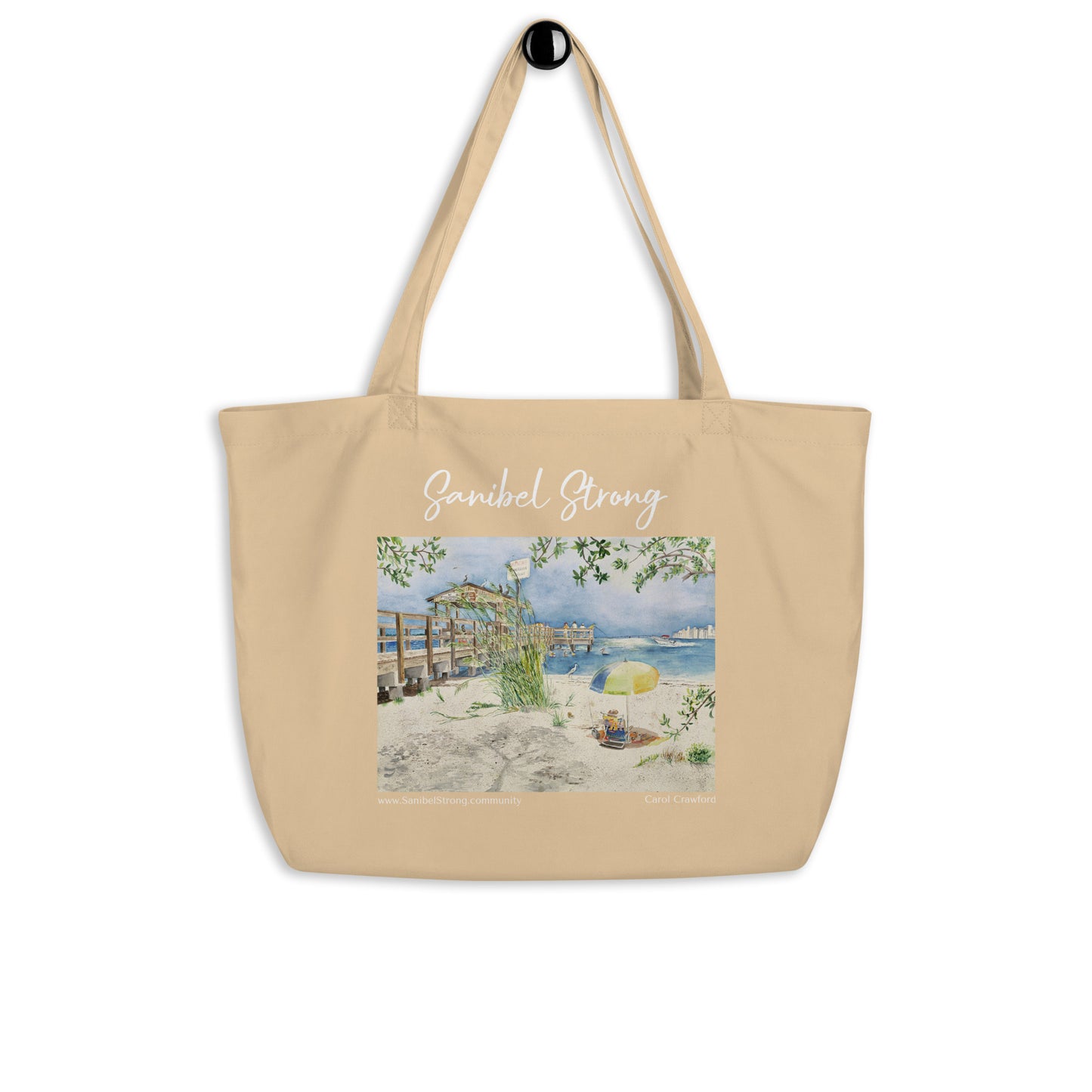 Sanibel Fishing Pier Tote Bag