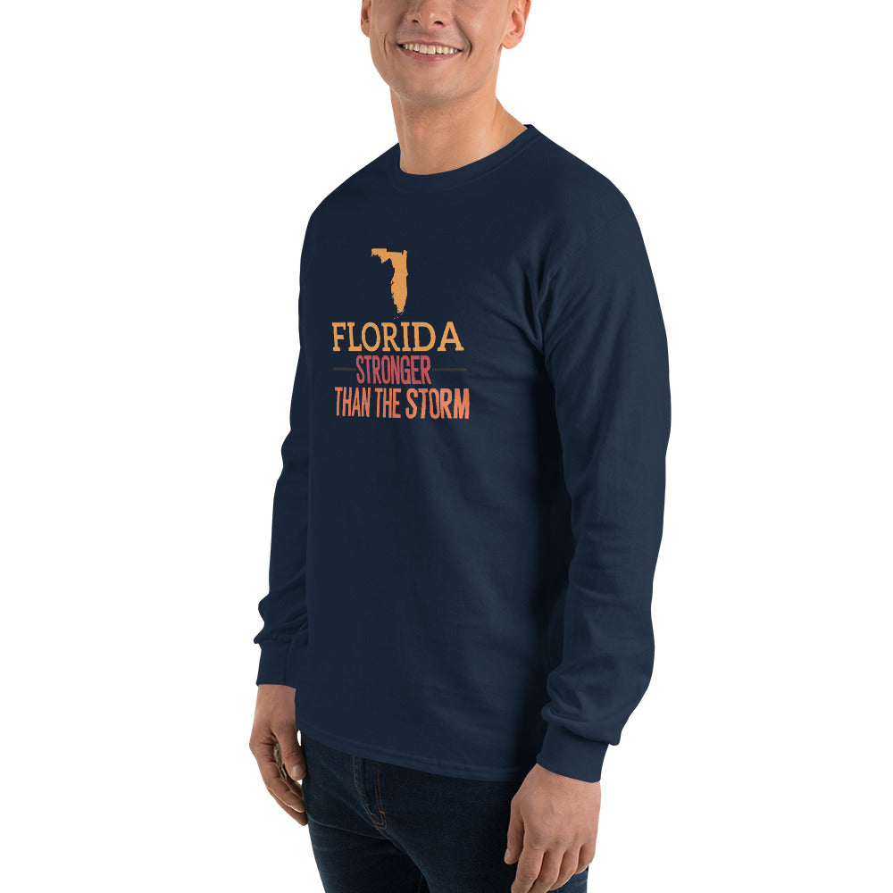 Florida Stronger Than The Storm Men’s Long Sleeve Shirt