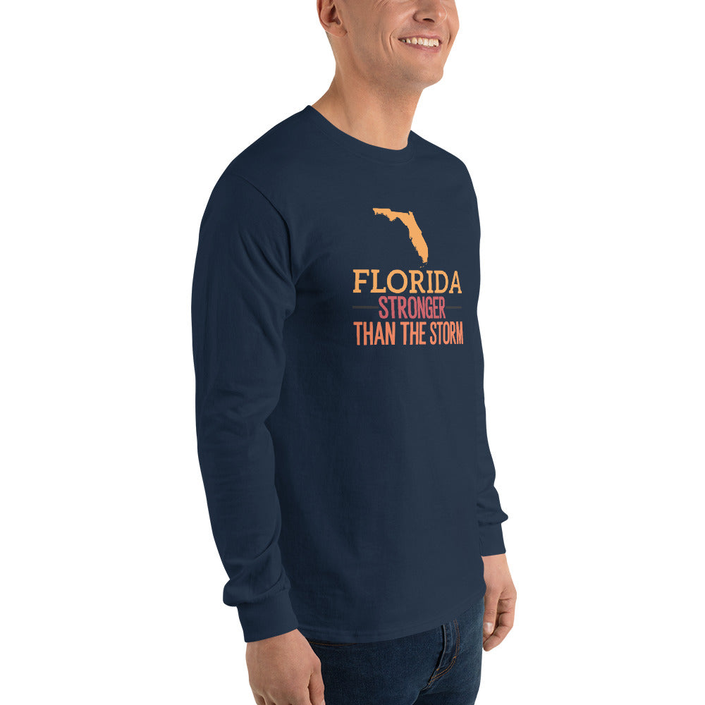 Florida Stronger Than The Storm Men’s Long Sleeve Shirt