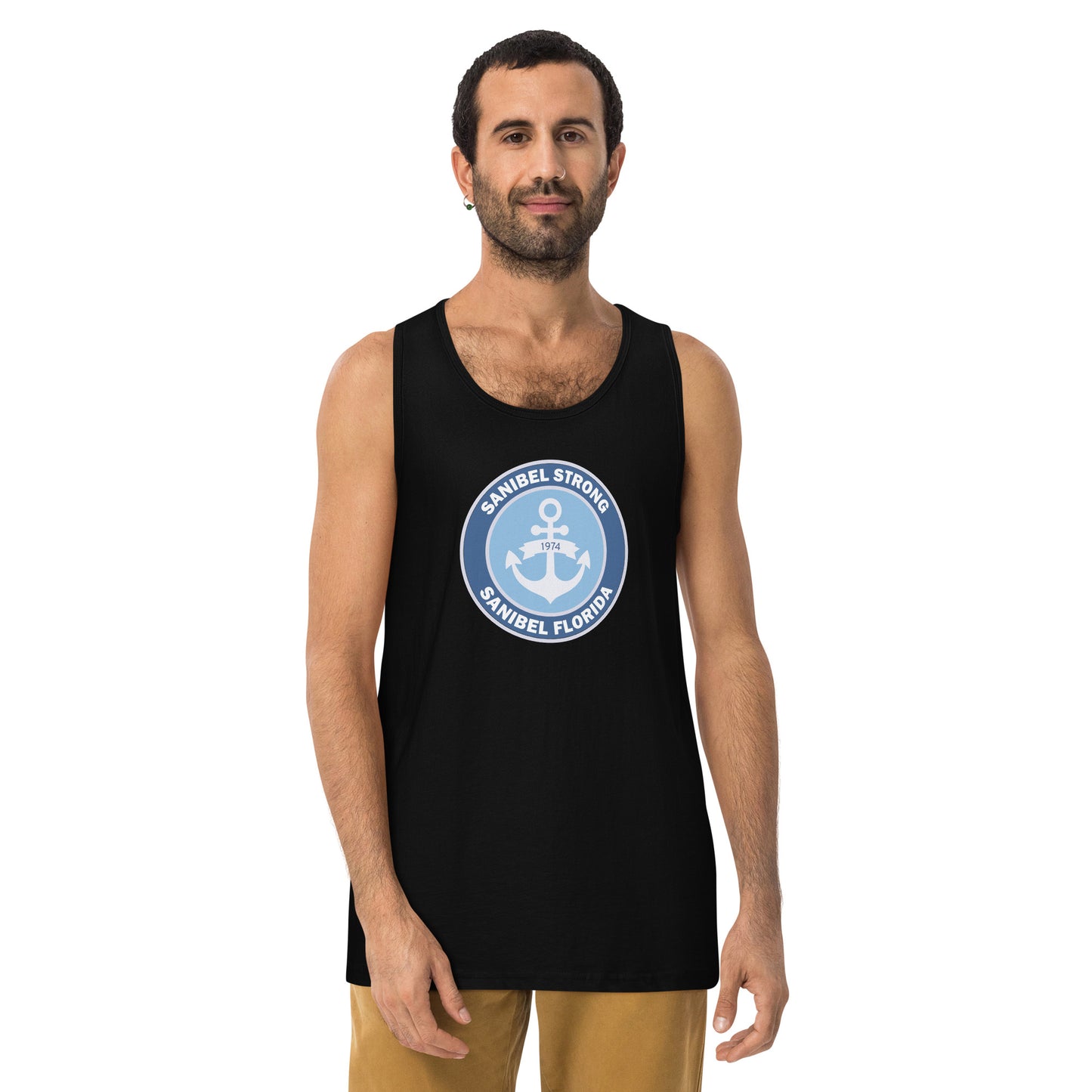 Sanibel Strong - Anchor - Men’s Tank Top