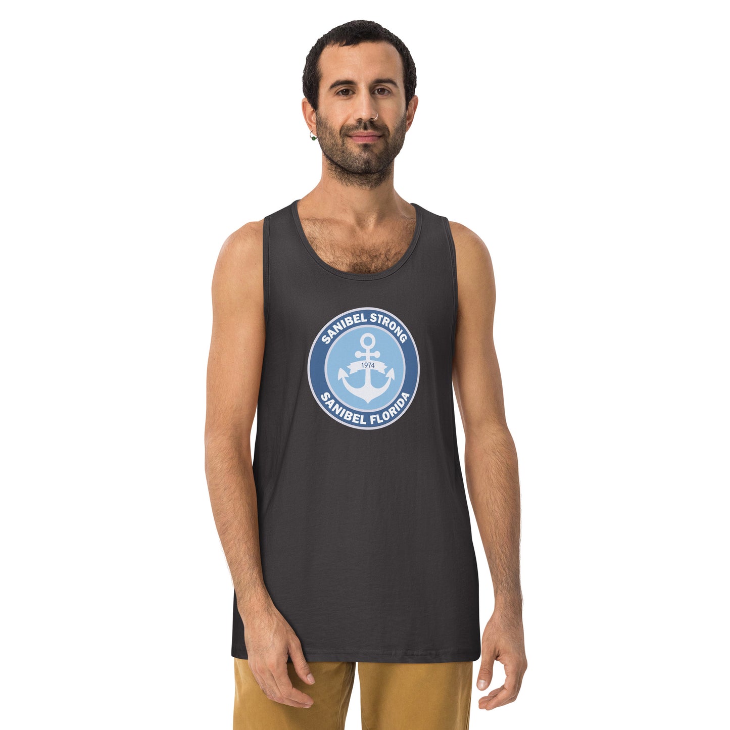 Sanibel Strong - Anchor - Men’s Tank Top