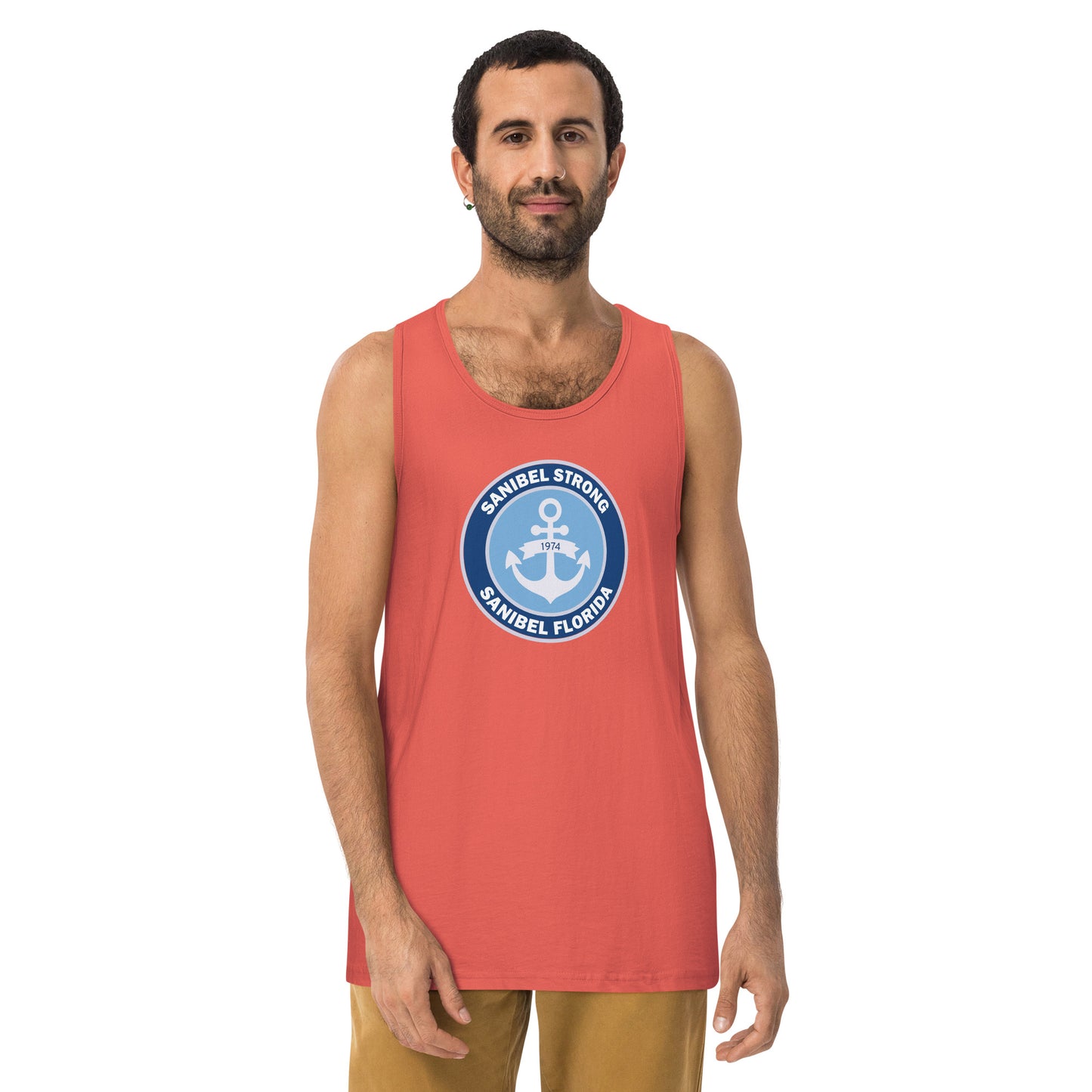 Sanibel Strong - Anchor - Men’s Tank Top