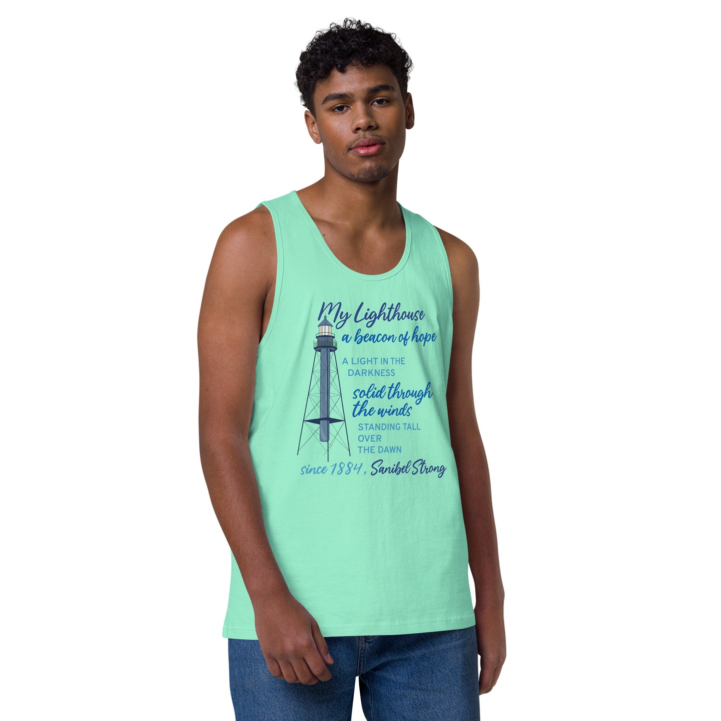 My Lighthouse Poem - Men’s Tank Top