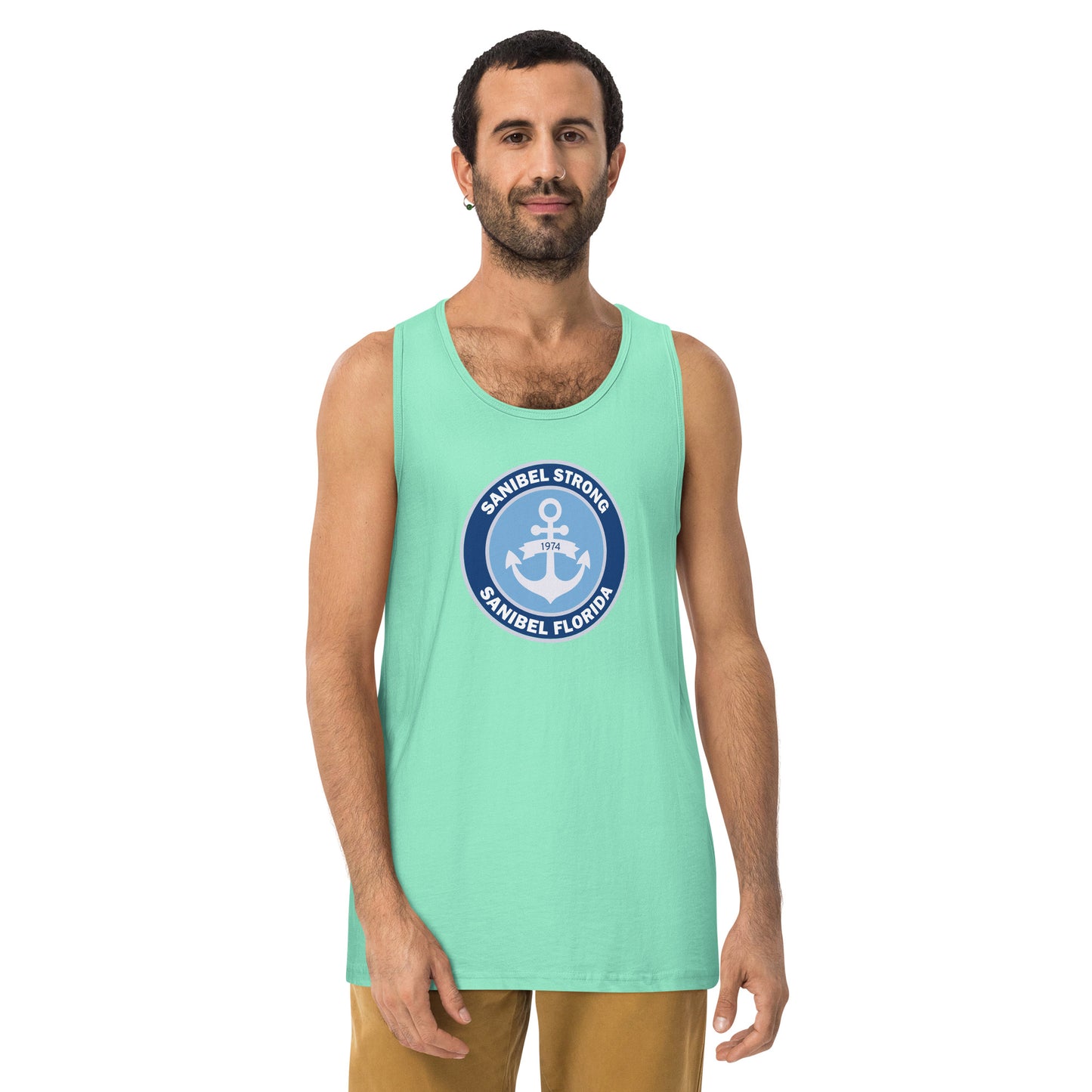 Sanibel Strong - Anchor - Men’s Tank Top