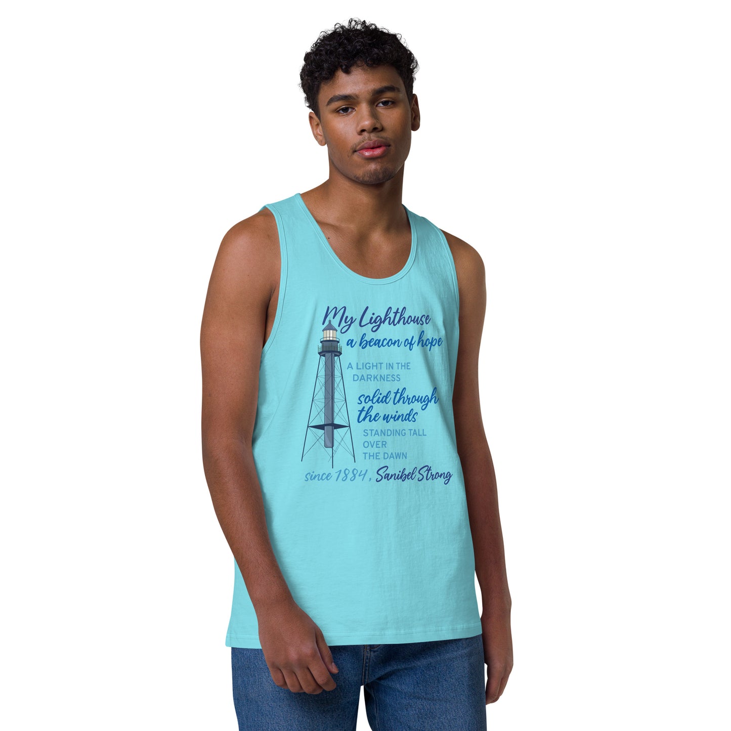 My Lighthouse Poem - Men’s Tank Top