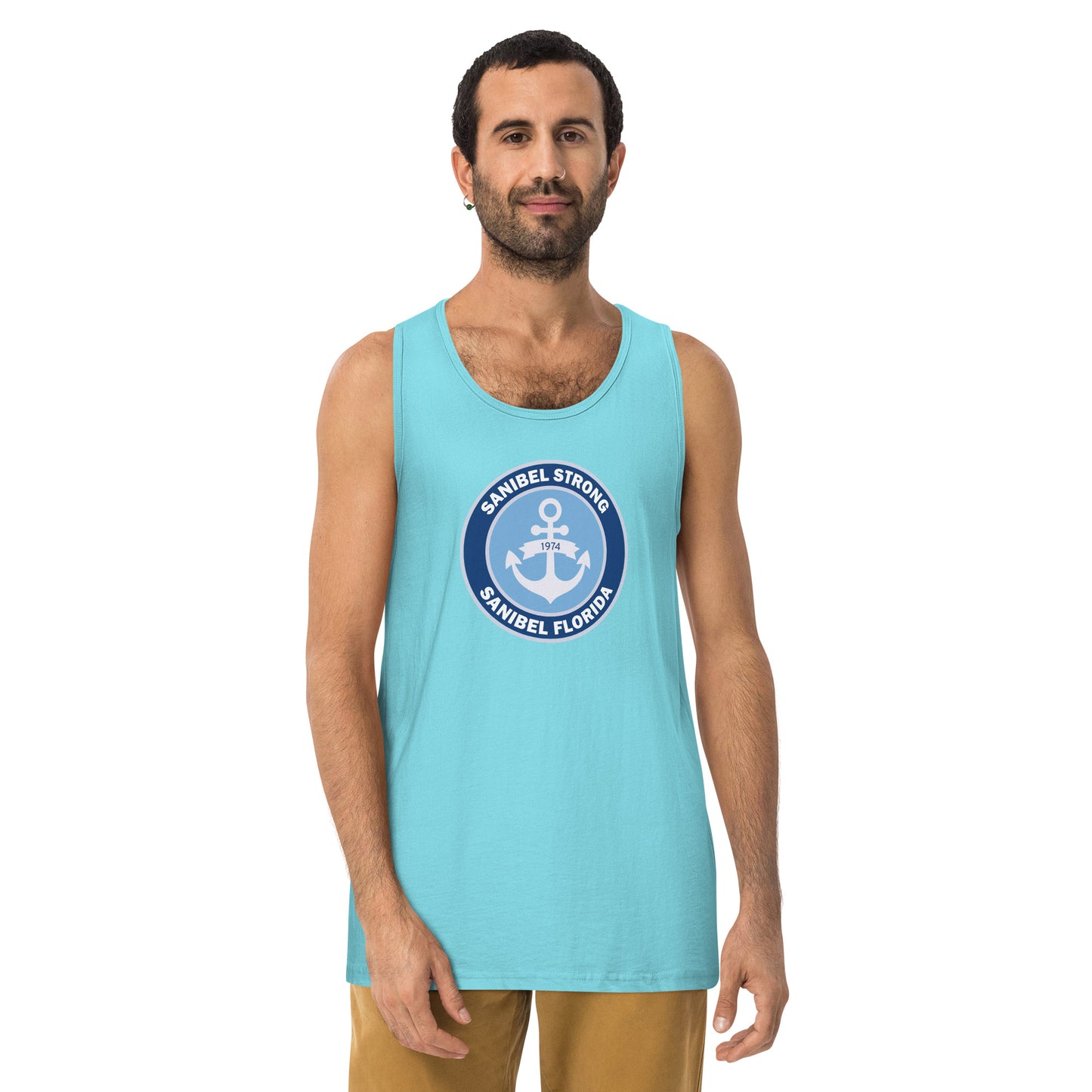 Sanibel Strong - Anchor - Men’s Tank Top