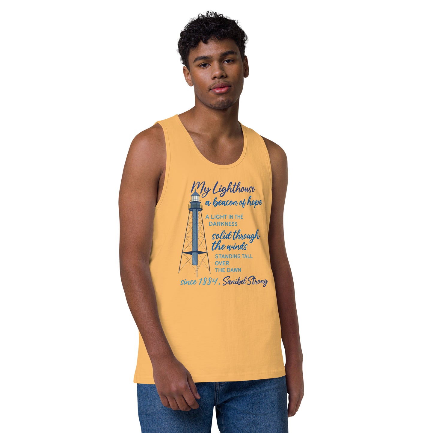 My Lighthouse Poem - Men’s Tank Top