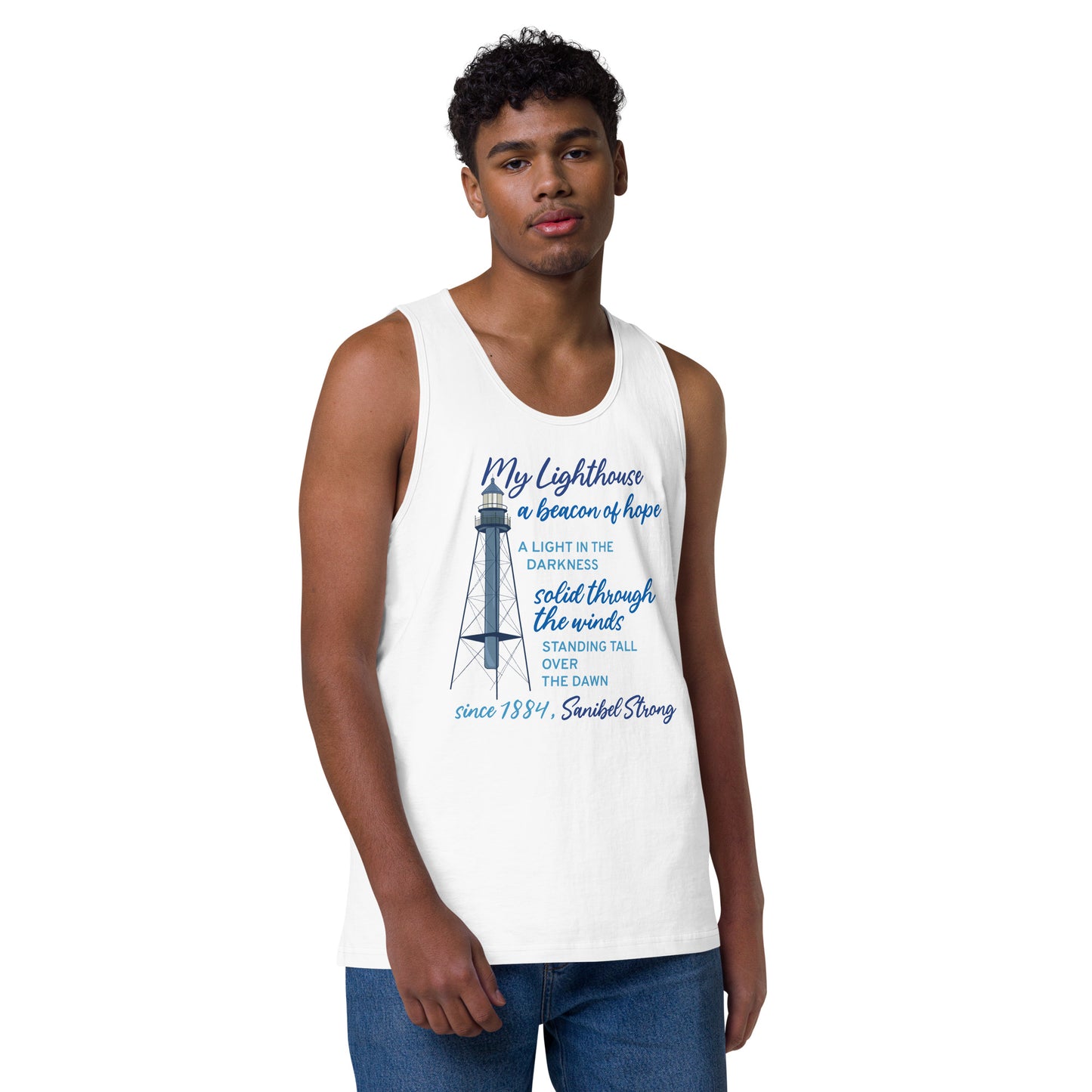 My Lighthouse Poem - Men’s Tank Top