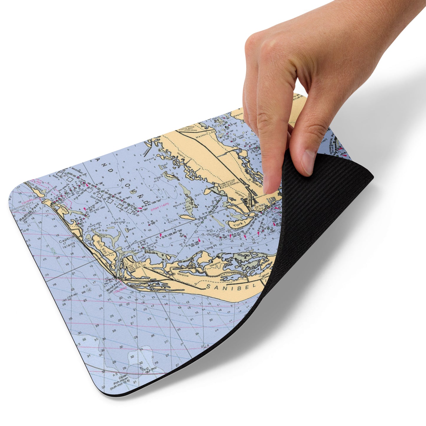 Sanibel Map Mouse Pad