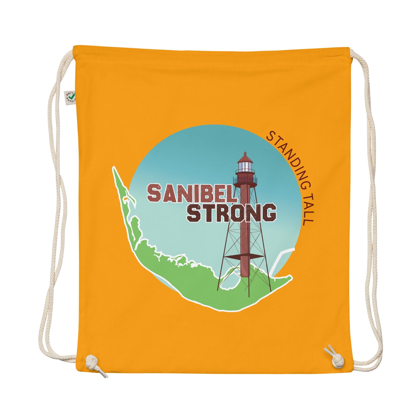 Sanibel Strong Standing Tall Drawstring Bag