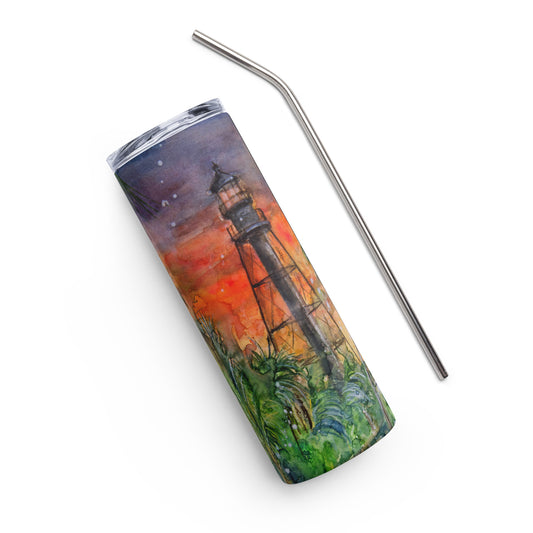 Sanibel Lighthouse Scott Kish Stainless Steel Tumbler