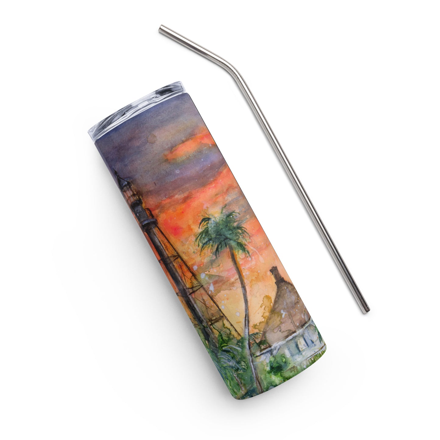 Sanibel Lighthouse Scott Kish Stainless Steel Tumbler