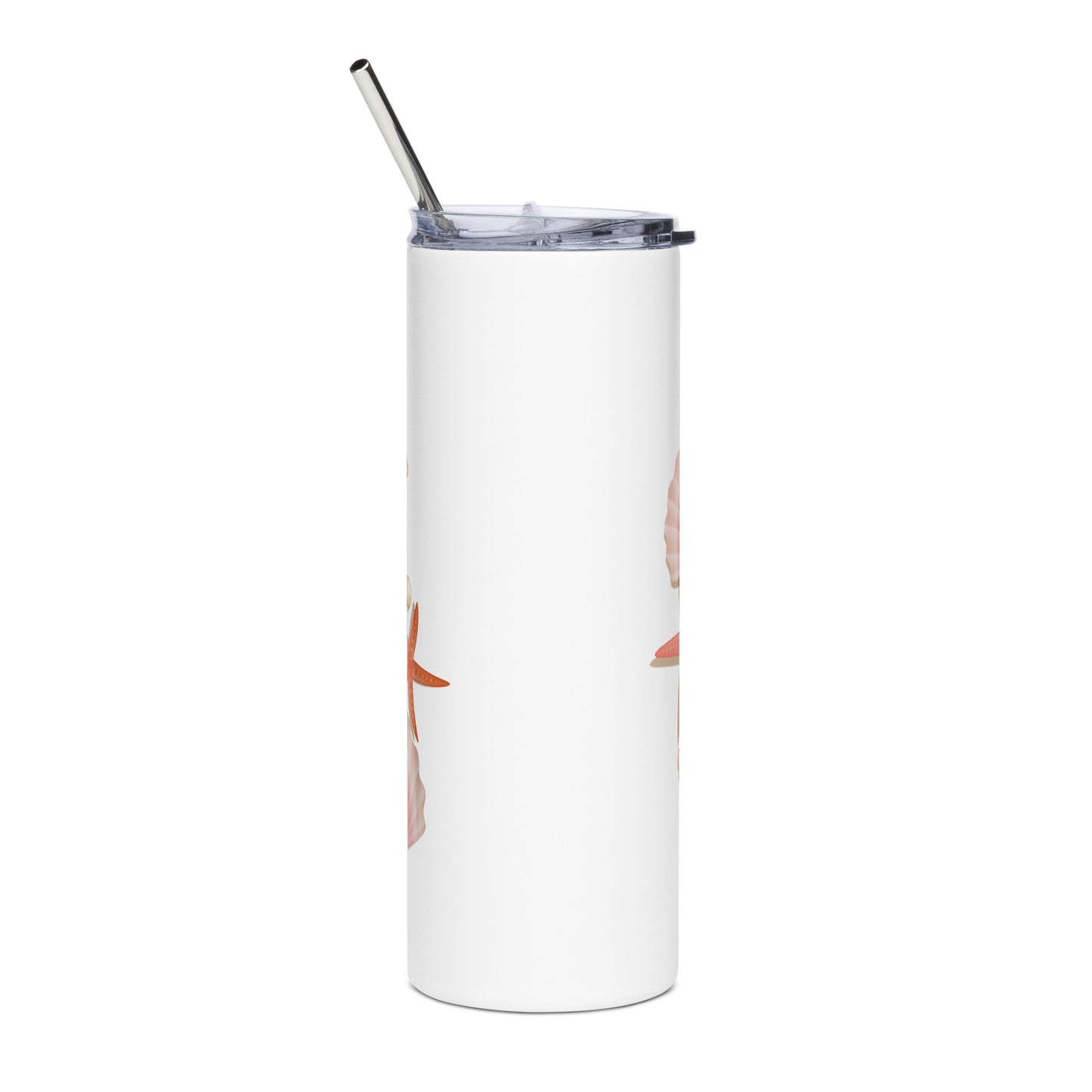 Sanibel Strong Starfish & Seashells - Stainless Steel Tumbler