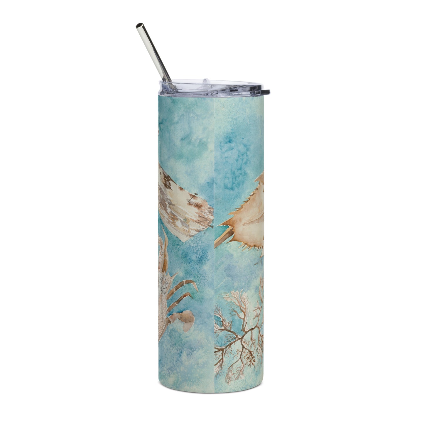 Sanibel Sea Life Carol Crawford Watercolor Tumbler