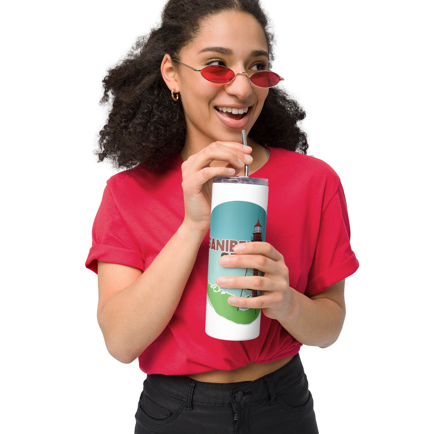 Sanibel Strong Standing Tall Stainless Steel Tumbler