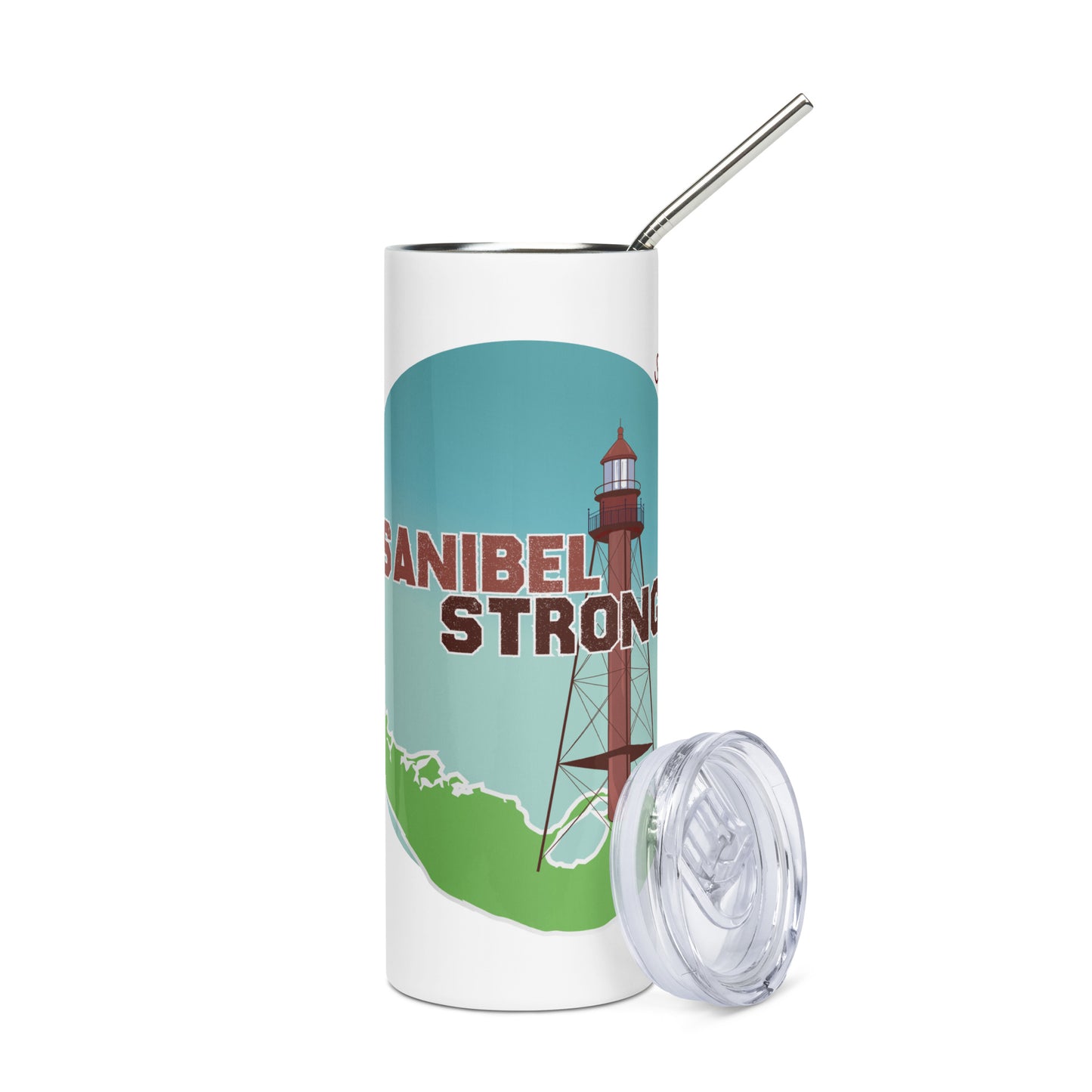 Sanibel Strong Standing Tall Stainless Steel Tumbler