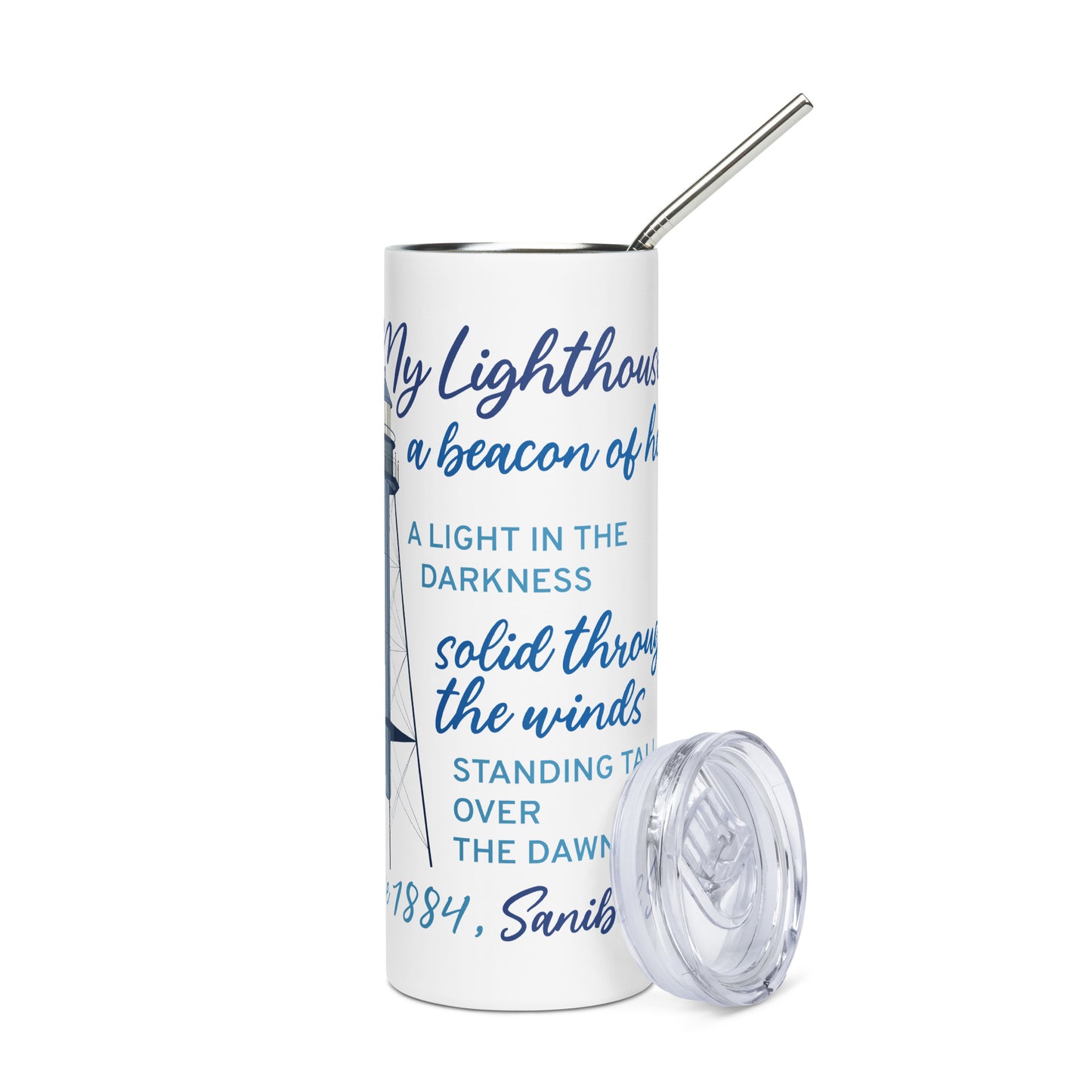 My Lighthouse Poem - Stainless Steel Tumbler