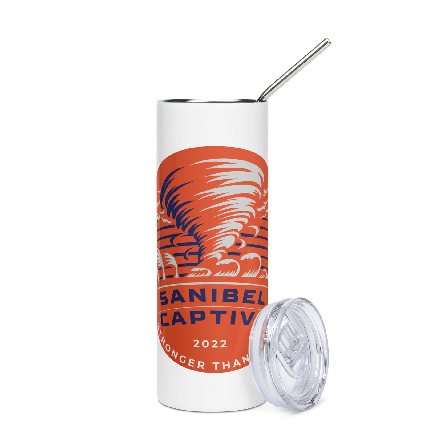 SanCap Stronger Than Ever Stainless Steel Tumbler