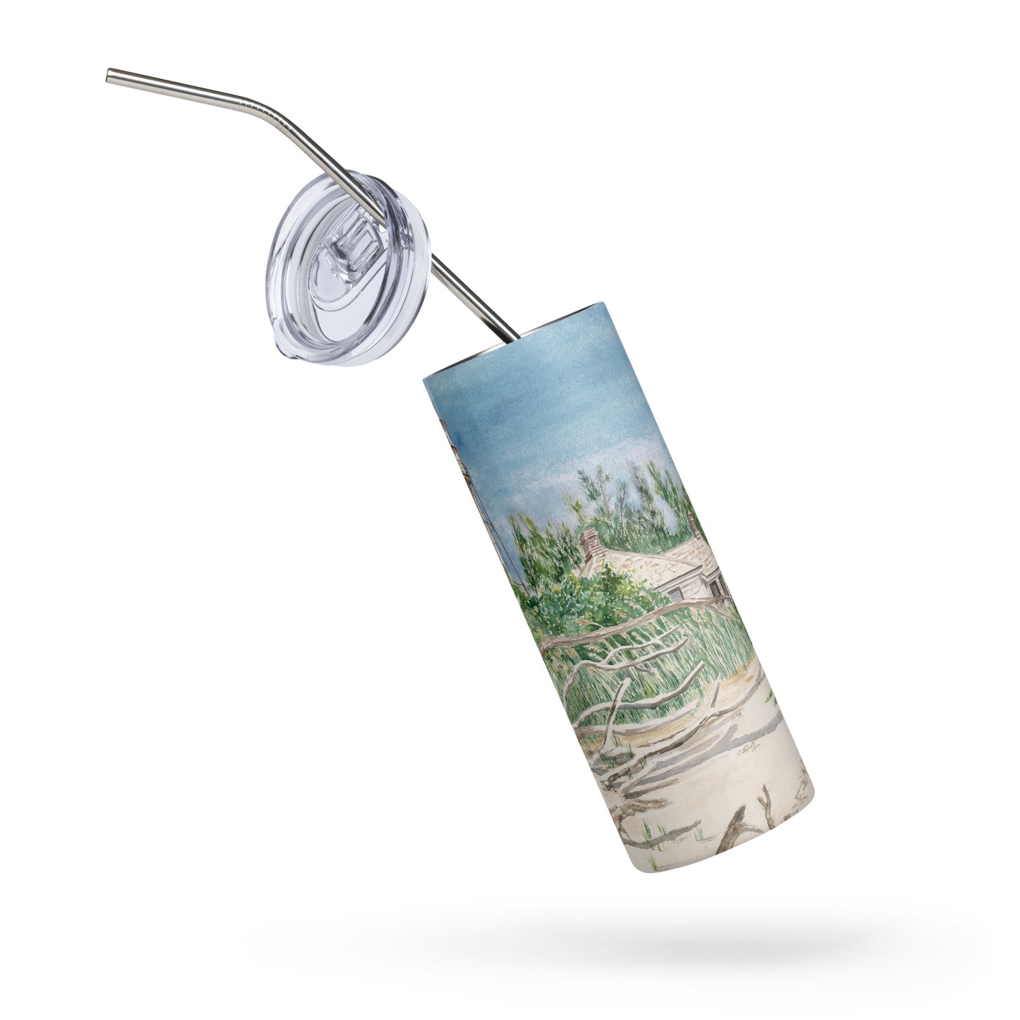 Sanibel Lighthouse Driftwood Tumbler